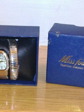 Miss Fox Fashion Classic Serpentine Women s Watch NEW OPEN BOX!